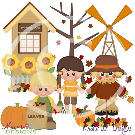 Autumn Days SVG Cutting Files + Clipart - Click Image to Close
